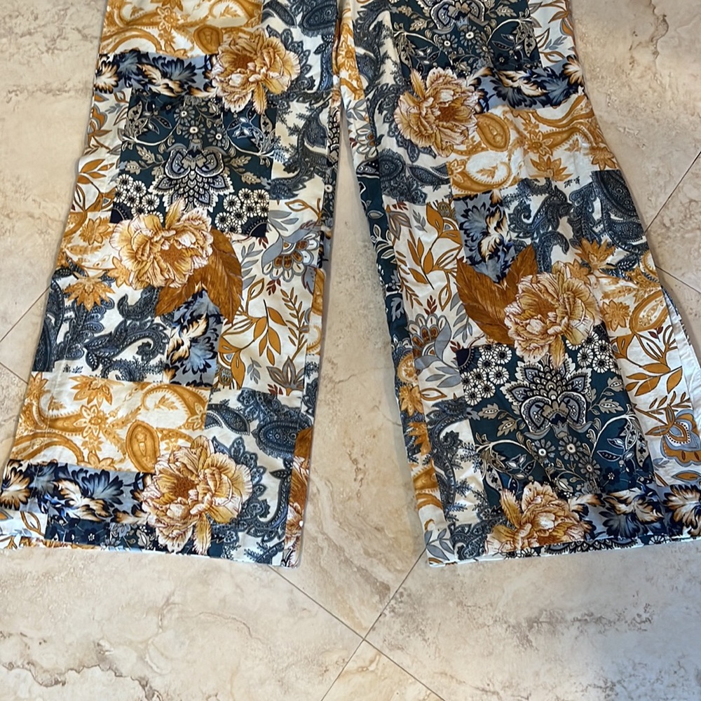 Boston Proper Flared Patterned Pants - image 4